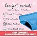 Hanes Girls' Big Underwear, Comfort, Period. Panties, Moderate Protection, 6-Pack, Hipster-Multi-6 Pack