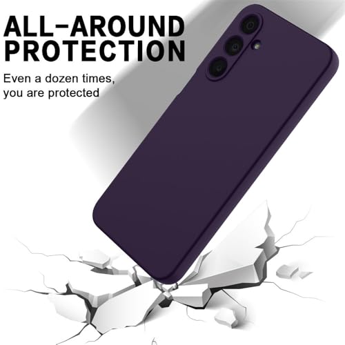 Image of Back Cover for Samsung Galaxy M16 5G / F16 5G | Full Camera Protection | Premium Liquid Silicon Case | Flexible Bumper Case for Samsung Galaxy M16 5G / F16 5G (Purple)