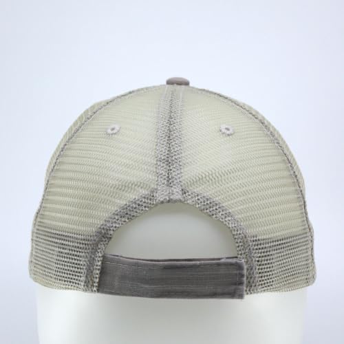 Image of The Vintage Year Distressed Cotton Unstructured Soft Mesh Breathable Adjustable Dirty Wash Dad Hat Trucker Baseball Cap