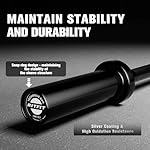 RitFit Barbell Weight Set - 4/6FT Olympic Barbell with Weight Plates (55-275LB Total) - Weightlifting Equipment for Squats, Curls, Deadlifts, Presses, Hip Thrusts - Image 5