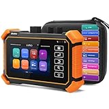 Henkion OTDR Fiber Optic Tester 1610nm 26dB, Glasfasertester unterstützt OPM, LS, OLS, VFL, Ereigniskarte, UTP/RJ45 TDR kabeltest/Längenkabeltester, Netzwerktester, 8 Faseradapter, FTP/Bericht