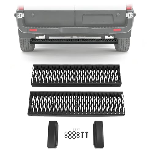 Estribo lateral trasero aluminio negro compatible Ram ProMaster miniatura 7