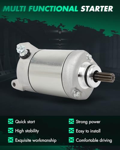Image of SCITOO Starter Motor fit for Polaris for Ranger 570 2015-2021,for Polaris for Ranger 500 2017-2021,for Polaris for Sportsman 570 2015-2021 Replacement Starter 19486