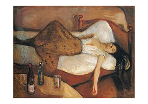 Edvard Munch The Day After : affiche encadrée moyen format pour salon