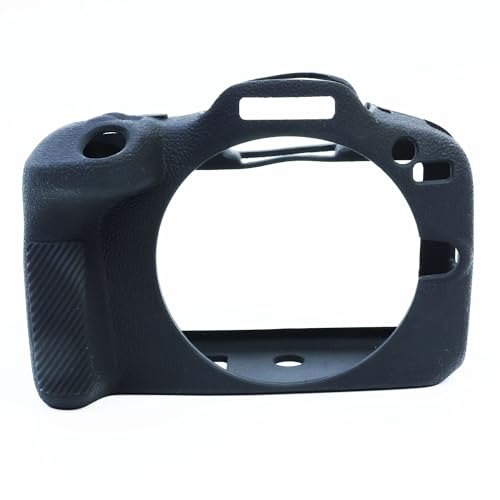 Funda de silicona para cámara Canon EOS R100 negra miniatura 2
