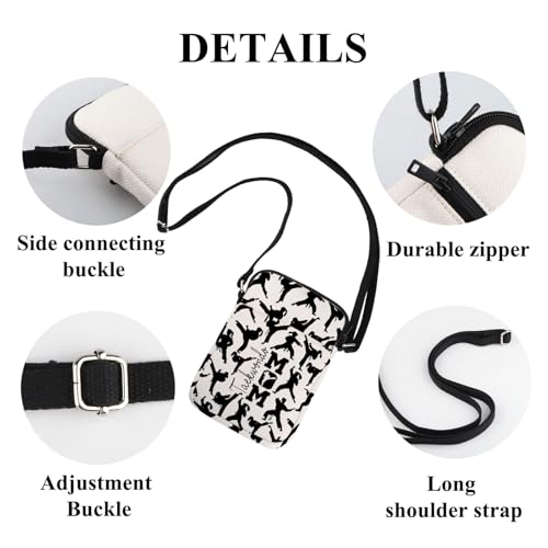 FUSTMW Taekwondo Mom Gift for Taekwondo Lover Crossbody Bag Martial Arts Gifts Cell Phone Purse with Adjustable Strap3
