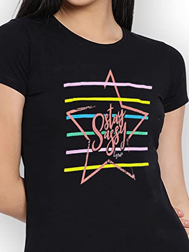 Image of Lyra Women's Cotton Regular Fit T-Shirt