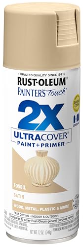 Rust-Oleum Painter's Touch 2X Ultra Cover Spray Paint, Satin Fossil - image 1