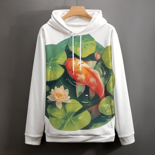 Goldfish Sweat à Capuche Fleur feuillue idéal pour vos sorties de week-end