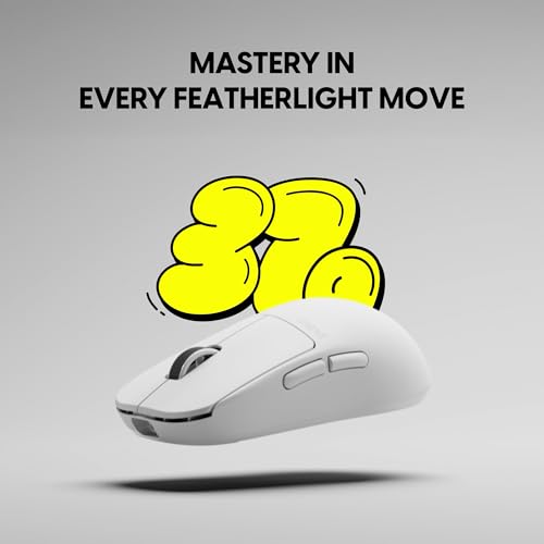 Image of Pulsar Gaming Gears X2H Crazylight Wireless Gaming Mouse, Ultra Lightweight 1.30 oz (37g), Optical Switch, 32000 DPI, 750 IPS, XS-1 Sensor, 8k Compatible (Uyuni White)