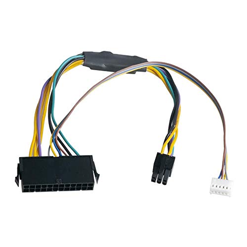 Humanitypd ATX Principal 24 pines 6 pines macho 6 pines PCI-E PSU adaptador de cable de alimentación conector para Elite 8100 8200 8300 800G1