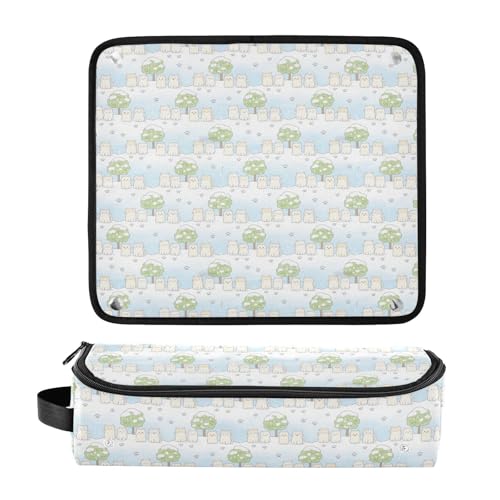 Bolso de viaje y tapete resistente al calor para herramientas de cabello con cierre para planchas, rizadores, y estilizadores miniatura 3