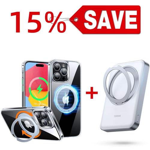 TORRAS 10000mAh Magsafe Power Bank — Buy Together to Save 15%