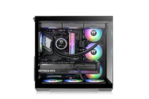 Thermaltake View 380 WS ARGB | Mid Tower Chassis | Boîtier Gaming | Noir