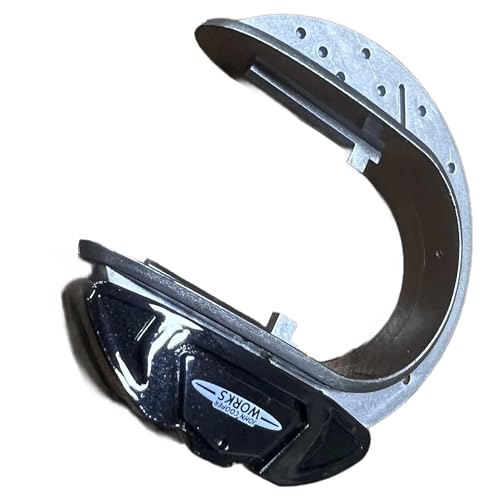 YaaGoo Brake Disk Shape Key Fob Shell Cover For Mini Cooper F55 F56 F57 F54 F60 Countryman Clubman（Silver Black