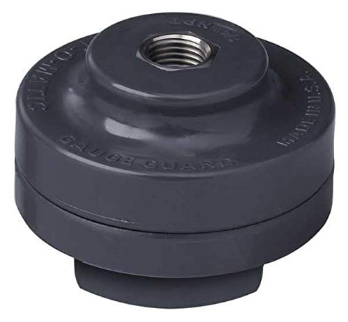 1/4" NPT x 1/2" NPT PVC Gauge Guard (No Gauge) with PTFE Diaphragm