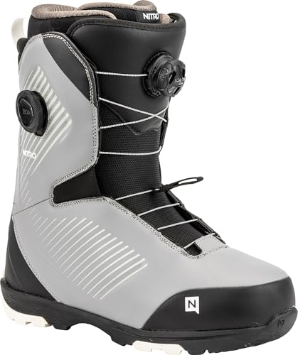 Nitro Club Boa Barco de Snowboard, Hombres, Charcoal-Black, MP 28.5 // EU 43 1/3 // US 10,5