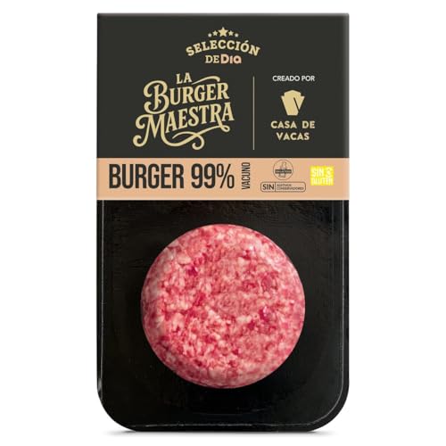 Burger de vacuno 99% carne Selección de Dia bandeja 150 aprox.