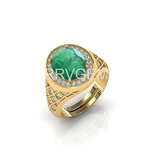 Bague émeraude plaqué or Ratti 11,25, le bijou artisanal idéal pour sublimer vos tenues de soirée