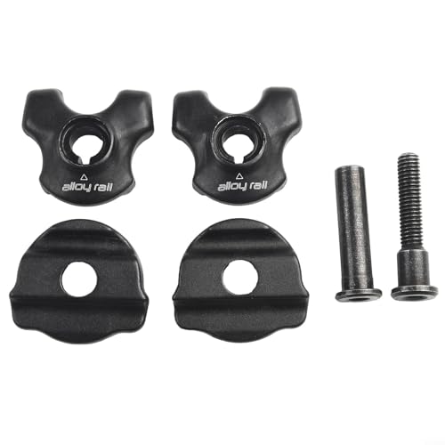 2Pcs Bike Seatpost Clamp, Oval/Round Clip For Carbon Saddle Rails(7x7mm)