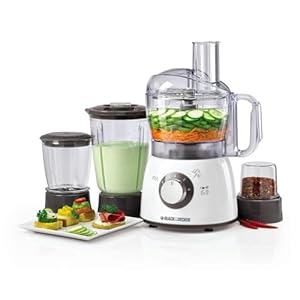 Black & Decker FX400BMG 400W Food Processor with Blender, Mincer & Grinder 220V (Not for USA – European Cord)