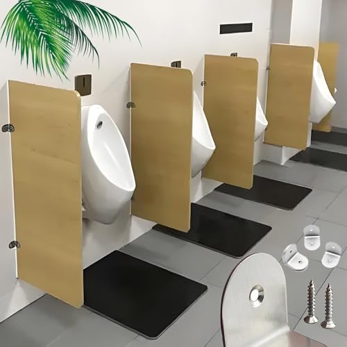 GHKFEJGDEN Cloison d'urinoir Murale cloison de Toilette pour Hommes avec Accessoires pour Espace Public Salle de Bain hôtel (35,43x15,75 Pouces 400x900mm)