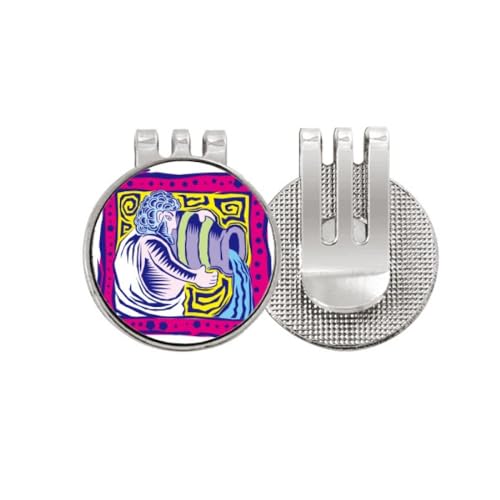 Marqueur de balle de golf Constellation gravé émail magnétique luxe