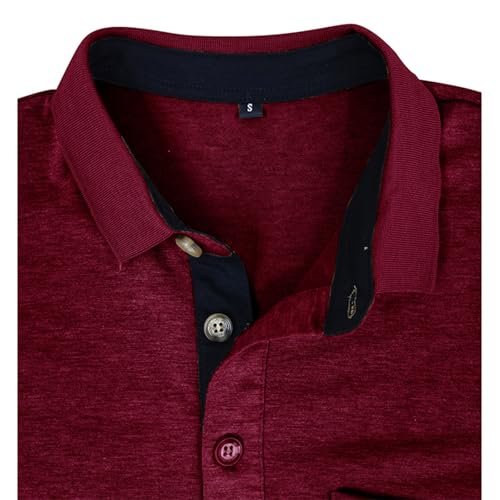 Mens Shirts Casual Stylish Casual Collared Colorblocked Button Down Shirt Vintage Pullover Business Top with Pocket4