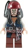 LEGO JACK SPARROW MINIFIGURE LEGO Piratas Del Caribe: Capitán Jack Sparrow (Cannibal) Minifigura