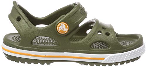 Image of crocs Boy's Crocband II Sandal PS Green Sandals-C10 (14854-309-C10)
