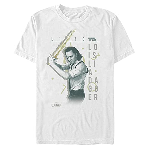 T-shirt Loki Marvel grande taille blanc pour vos sorties décontractées