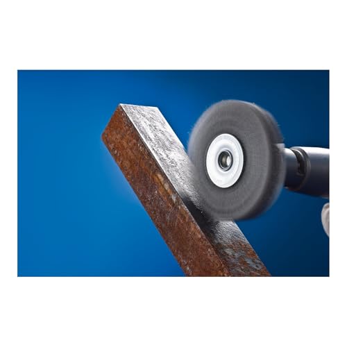 Image of PFERD Round Brush Untwisted RBU | Diameter 50 x 15 mm Shaft Diameter 6 mm Steel Wire Diameter 0.20 | 43198001 - for Straight Sanders, Drills, Bending Shafts