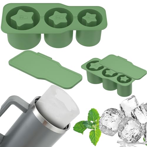 Moldes de hielo de silicona para vasos, 2 piezas miniatura 1