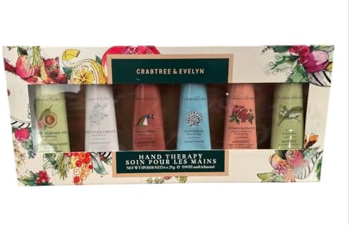 Crabtree & Evelyn Hand Therapy 6 Pack Gift Set Beauty