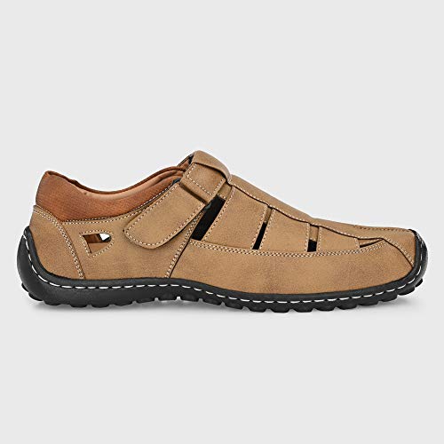 Centrino Sandals for Men | Casual Fisherman Sandal for Office & Everyday Comfort | Cushioned Grip Insole for All-Day Walking Support | Lightweight & Stylish Sandal for Travel and Outdoor Wear (6113)