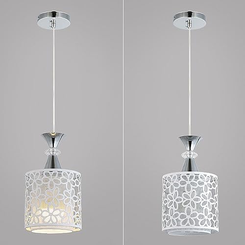Lustre en cristal réglable anti-éblouissement pour éclairer un couloir sombre