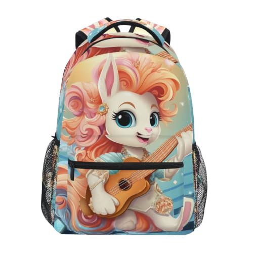 Sac à dos voyage licorne rose pour soulager le dos des ados