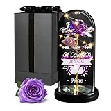 stokes verres à vin Éclairage LED coloré : La rose immortelle est magnifiée par une bande de lumières LED colorées, créant une ambiance magique. Idéale comme cadeau 40 ans femme ou cadeau anniversaire maman, cette idée cadeau femme émerveillera à chaque allumage.