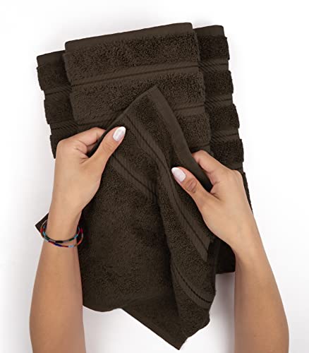 image for American Soft Linen Luxury 6 Piece Towel Set, 2 Bath Towels 2 Hand Tow