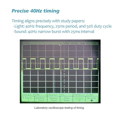 Image of 40Hz Light and Sound Therapy Wellness Glasses Device | Wearable Gamma Light and Sound Synchronized Machine for Mental Clarity