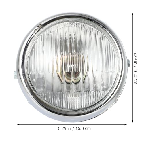 Phare de moto pour conduite nocturne securisee et eclairage rond