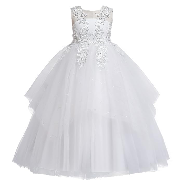 Eleasica Niña Princesa Elsasica Vestido con Accesorios Disfraz para Reina de las Nieves Diadema Varita Mágica Costume para Fiesta Navidad Cumpleaños Reyes Carnaval Manga Corta,Verde,100