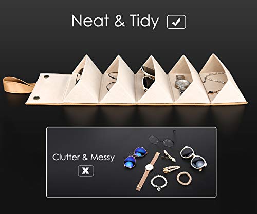 Image of MoKo Sunglasses Organizer, Travel Glasses Case Storage Portable Sunglasses Storage Case for Women Men