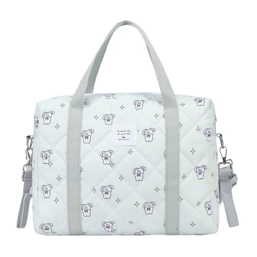 Bolsa de pañales de gran capacidad para mamá con múltiples compartimentos, bolsa grande adecuada para el uso diario, multicolor