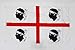 AZ FLAG Bandiera Sardegna 150x90cm - Gran Bandiera SARDA - Italia 90 x 150 cm Poliestere Leggero - Bandiere