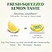 True Citrus TRUE LEMON Water Enhancer, Bulk Dispenser, 500 Count (Pack of 1), 0 Calorie Drink Mix Packets For Water, Sugar Free Lemon Flavoring Powder Packets