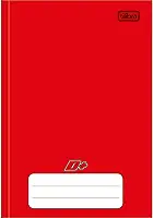 Tilibra - Caderno Brochura Universitário Capa Dura, D+, 200x275mm, 96 Folhas, Vermelho