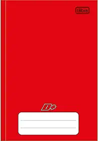 Tilibra - Caderno Brochura Universitário Capa Dura, D+, 200x275mm, 96 Folhas, Vermelho
