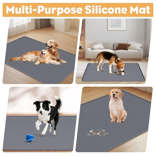 Tapis urinaires pour chien support silicone 130x65 cm de propreté - 5