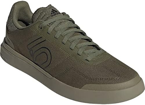 Five Ten Sleuth DLX Canvas Mountain Bike Shoes Men's, Green, Size 10.5 | Image 1